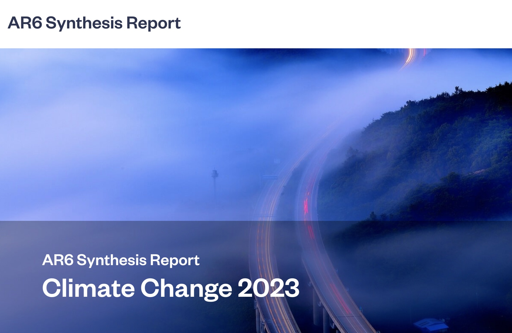 Rapport de synthèse du GIEC - IPCC Synthesis Report