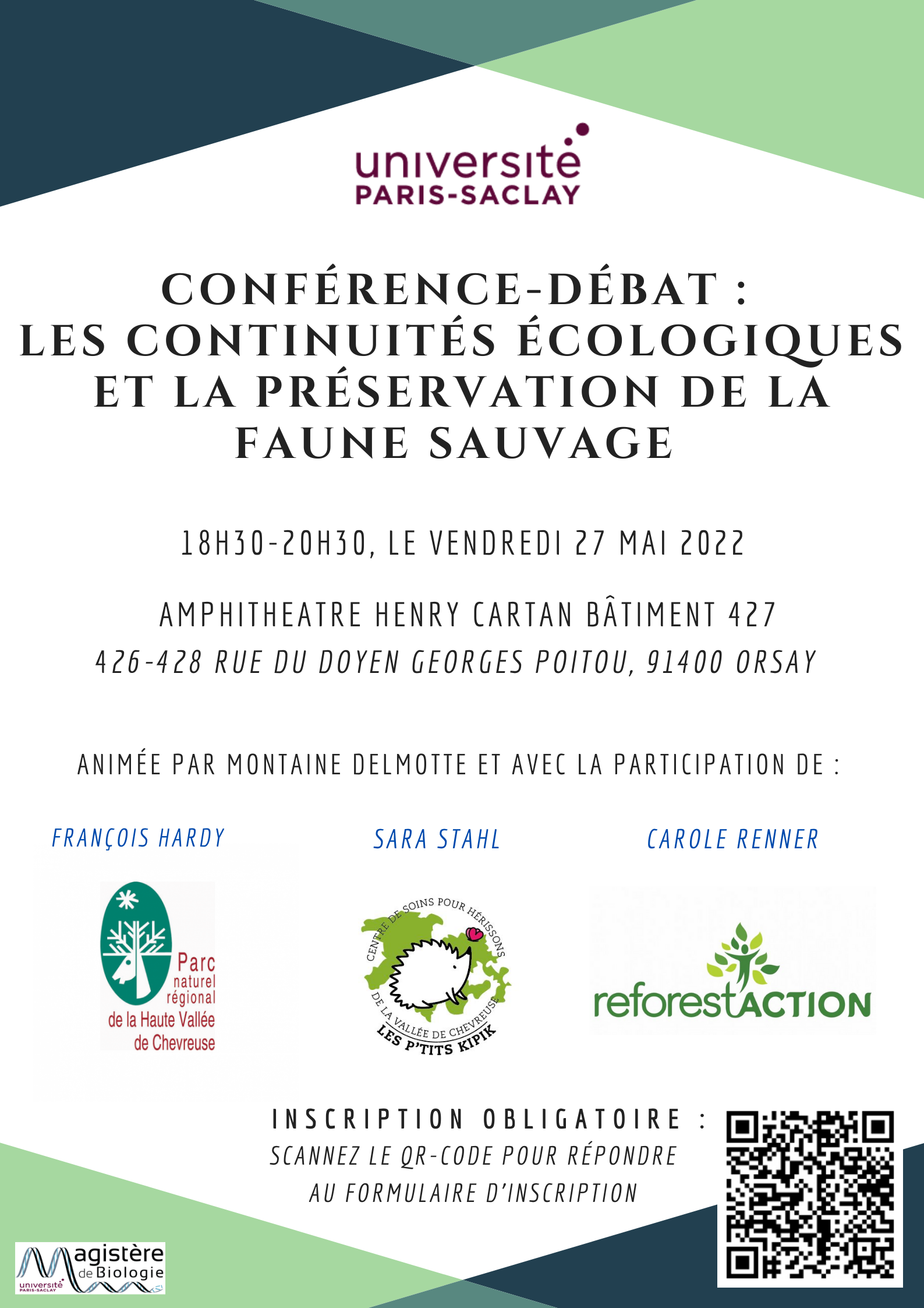 Conférence-débat sur les continuités écologiques et la préservation de la faune sauvage