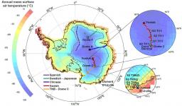 Surface studies of water isotopes in Antarctica for quantitative interpretation of deep ice core data