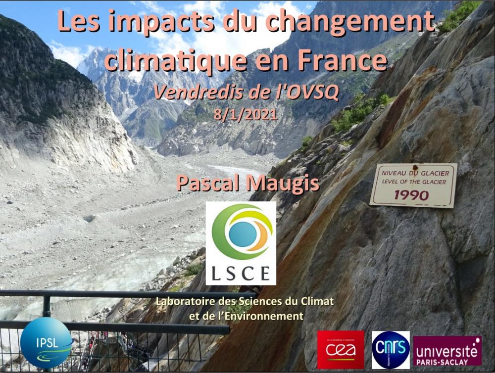 Les impacts du changement climatique en France au XXIe siècle