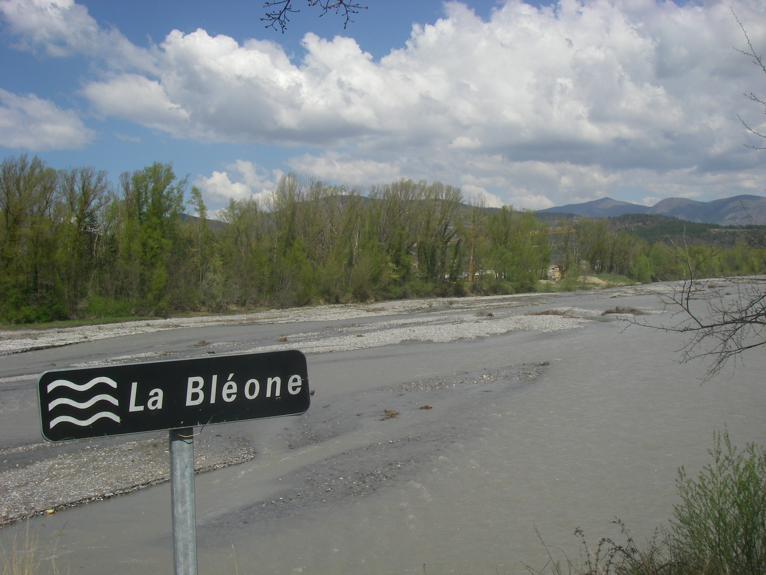 View of the BlÃ©one river (French southern Alps) close to the catchment outlet (Le Chaffaut)