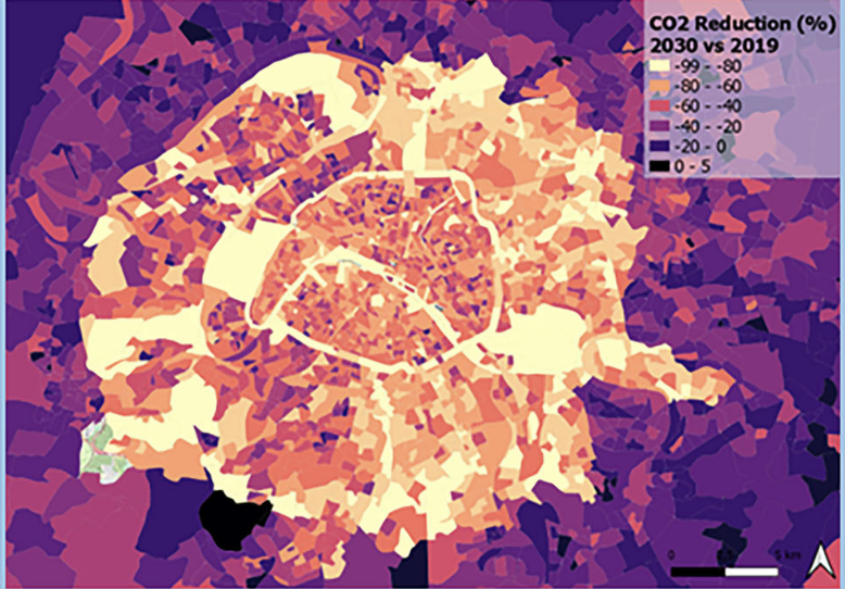 Objectifs climatiques de Paris : une cartographie précise des inégalités et les leviers d’action en région parisienne