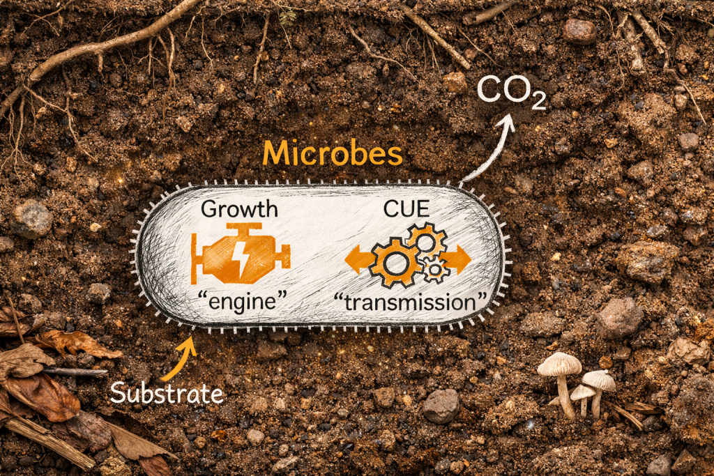 How microbes drive carbon dioxide into soils