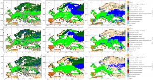 Végétation naturelle potentielle de l’Holocène en Europe : évaluation de la dispersion des résultats à l’aide de trois modèles de végétation dynamiques